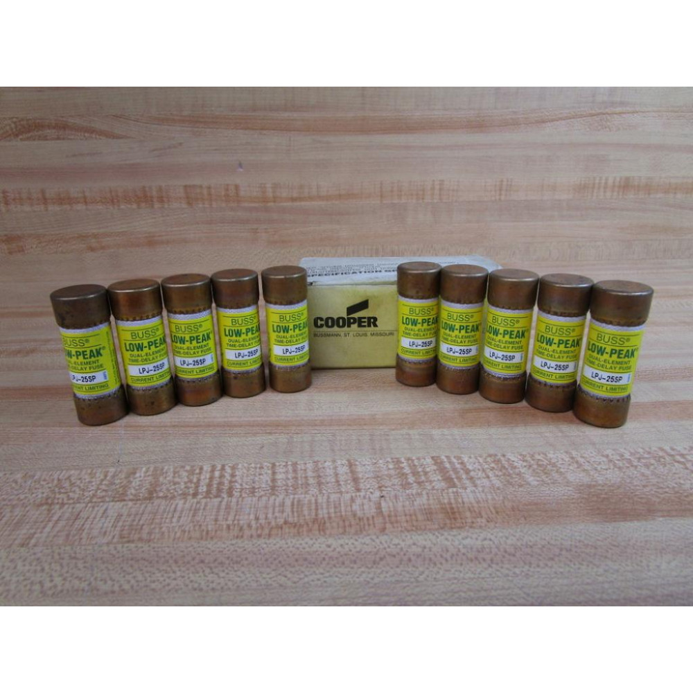 Buss LPJ-25SP Bussmann Fuse Cross Ref 4XF34 (Pack of 10)