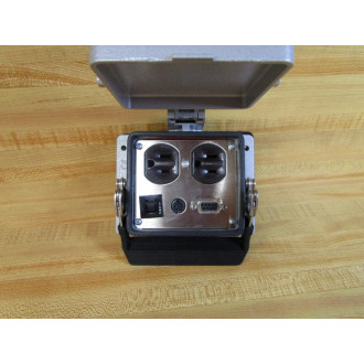 Mencom 23521 Receptacle WGasket W3 Pin Connector - New No Box