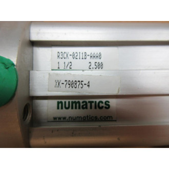 Numatics R3CK-02I1B-AAA0 Cylinder R3CK02I1BAAA0 - New No Box