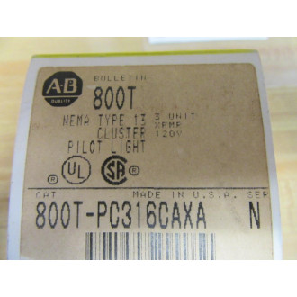 Allen Bradley 800T-PC316CAXA Pilot Light