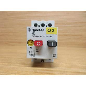 Moeller PKZM 1-1,6 Manual Starter PKZM116 - Used