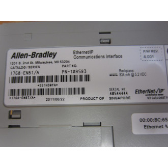 Allen Bradley 1768-ENBT EtherNetIP Comm Module 1768ENBT Enclosure Only - Used