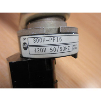 Allen Bradley 800H-PP16R Pilot Light 800HPP16R Ser.C W 40171-002-01 - Used