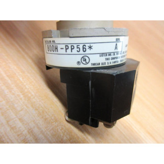 Allen Bradley 800H-PP56R Pilot Light 800H-PP56 600V Transformer - Used