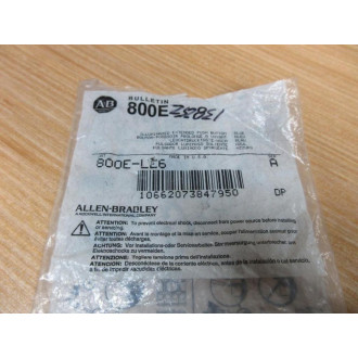 Allen Bradley 800E-LE6 Illuminated Push Button 800ELE6 - New No Box