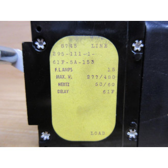 Airpax 295-111-1-61F-5A-153 15A Circuit Breaker 295111161F5A153 Chipped - Used
