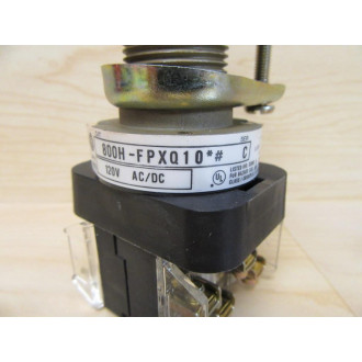 Allen Bradley 800H-FPXQ10RA1 Push Pull Switch W800T-XA1800T-Blank - New No Box