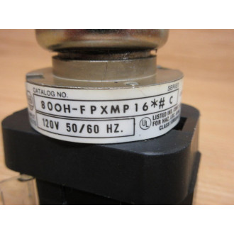 Allen Bradley 800H-FPXMP16GA7 Push Button W 40171-02-01,800T-XA7 - Used