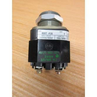 Allen Bradley 800T-P26R Pilot Light  800TP26R Ser.T W40171-002-02