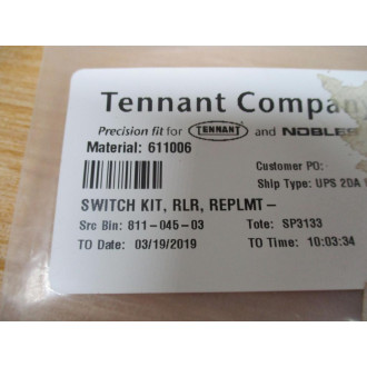 Tennant 611006 Switch Kit