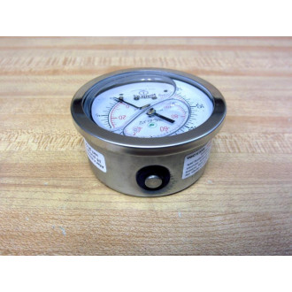 Winters 36TW19 2.5" SS Liquid-Filled Vacuum Gauge 5279717