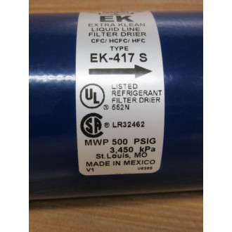 Alco EK-417 S Extra Klean Liquid Line Filter Drier EK417S - New No Box