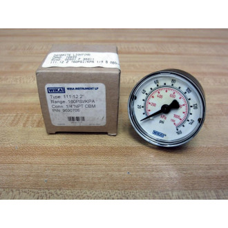 Wika 9690705 2" Bourdon Tube Pressure Gauge 111.12
