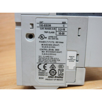 Allen Bradley 193-EEDB 193EEDB Overload Relay Ser. C - New No Box