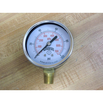 Winters PEM214 2.5" PEM-Economy Pressure Gauge