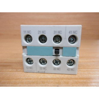 Siemens 3RH1921-1FA04 Aux. Contact Block 3RH19211FA04 - New No Box