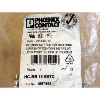 Phoenix Contact HC-BB 18-ESTC MContact Insert 1687464