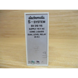 Carlo Gavazzi SV-210-115 Electromatic Dual Level Relay - Used