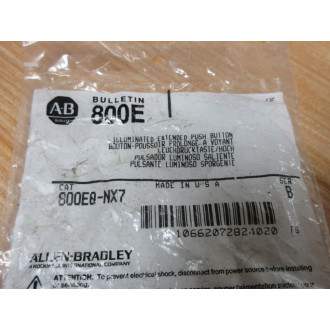 Allen Bradley 800EQ-NX7 Illum. Push Button 800EQNX7