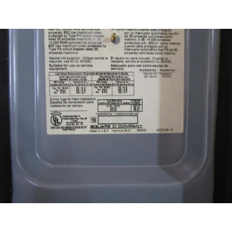 Square D HU361AWKEI Disconnect Switch Series F01 - New No Box