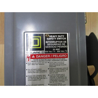 Square D HU361AWKEI Disconnect Switch Series F01 - New No Box