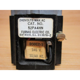 Furnas 52PA4HN Siemens Pilot Light WO Bulb & Lens - Used