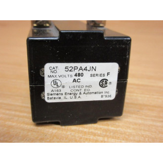 Siemens 52PA4JN Furnas Pilot Light WO Bulb & Lens - New No Box
