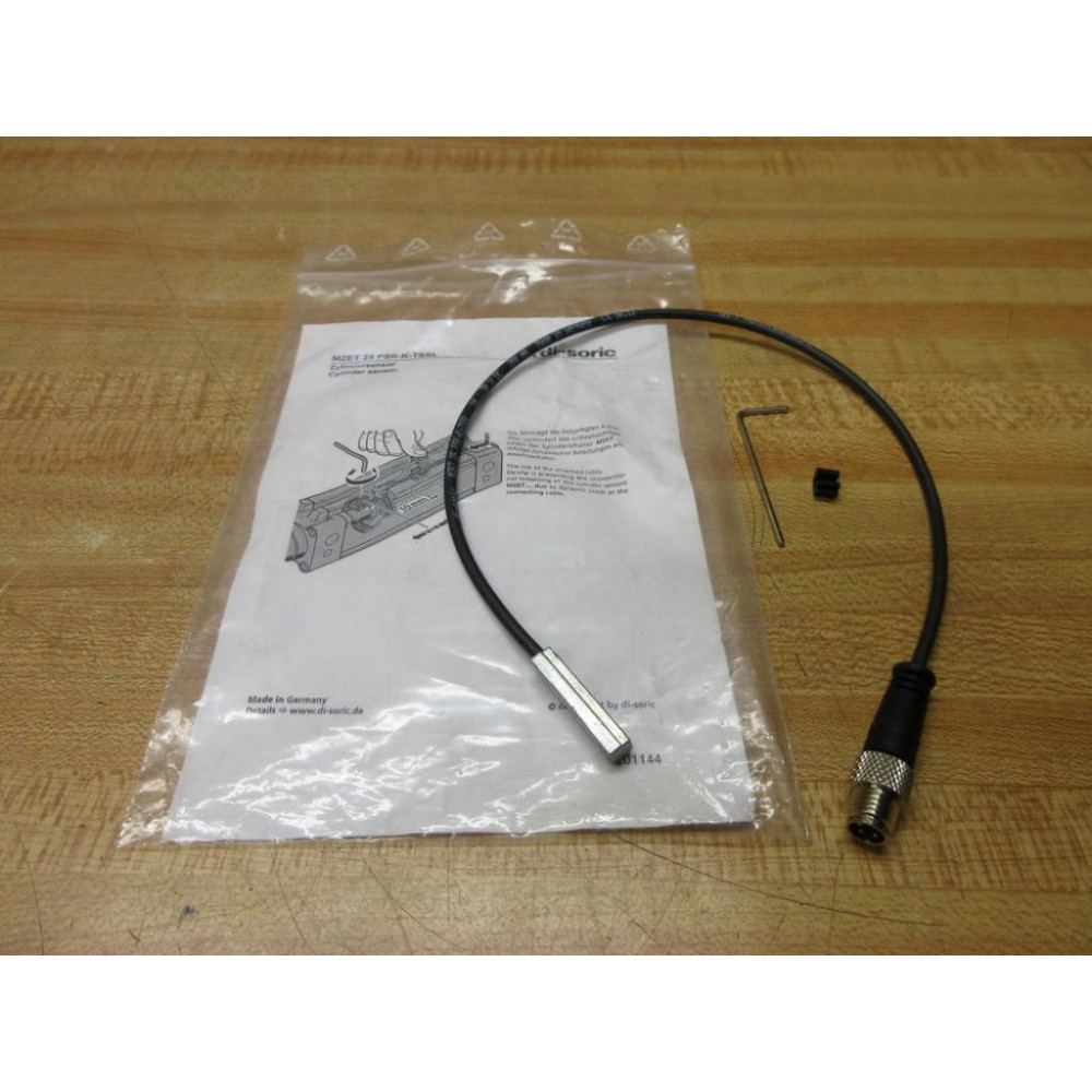 Di-Soric MZET 25 PSK-K-TSSL Cylinder Sensor MZET25PSKKTSSL