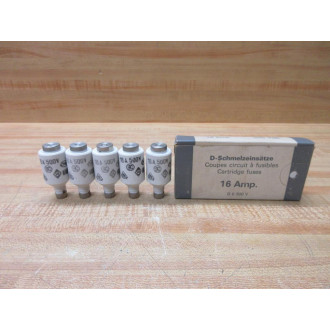 Kema Keur D II 16A Fuse 16A-500V (Pack of 5)