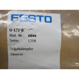 Festo U-12-B Silencer 6844