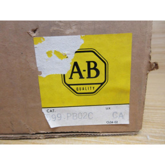 Allen Bradley 599-PB02C Push Button Holder 599PB02C Ser. CA