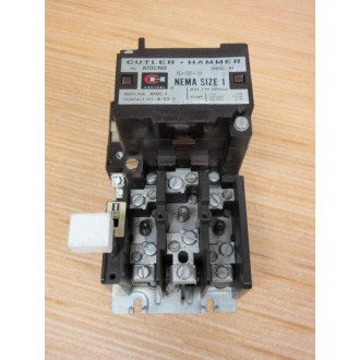Cutler Hammer A10CN0 Contactor A10CNO W Relay, C320KB2, 1887-3 - Used