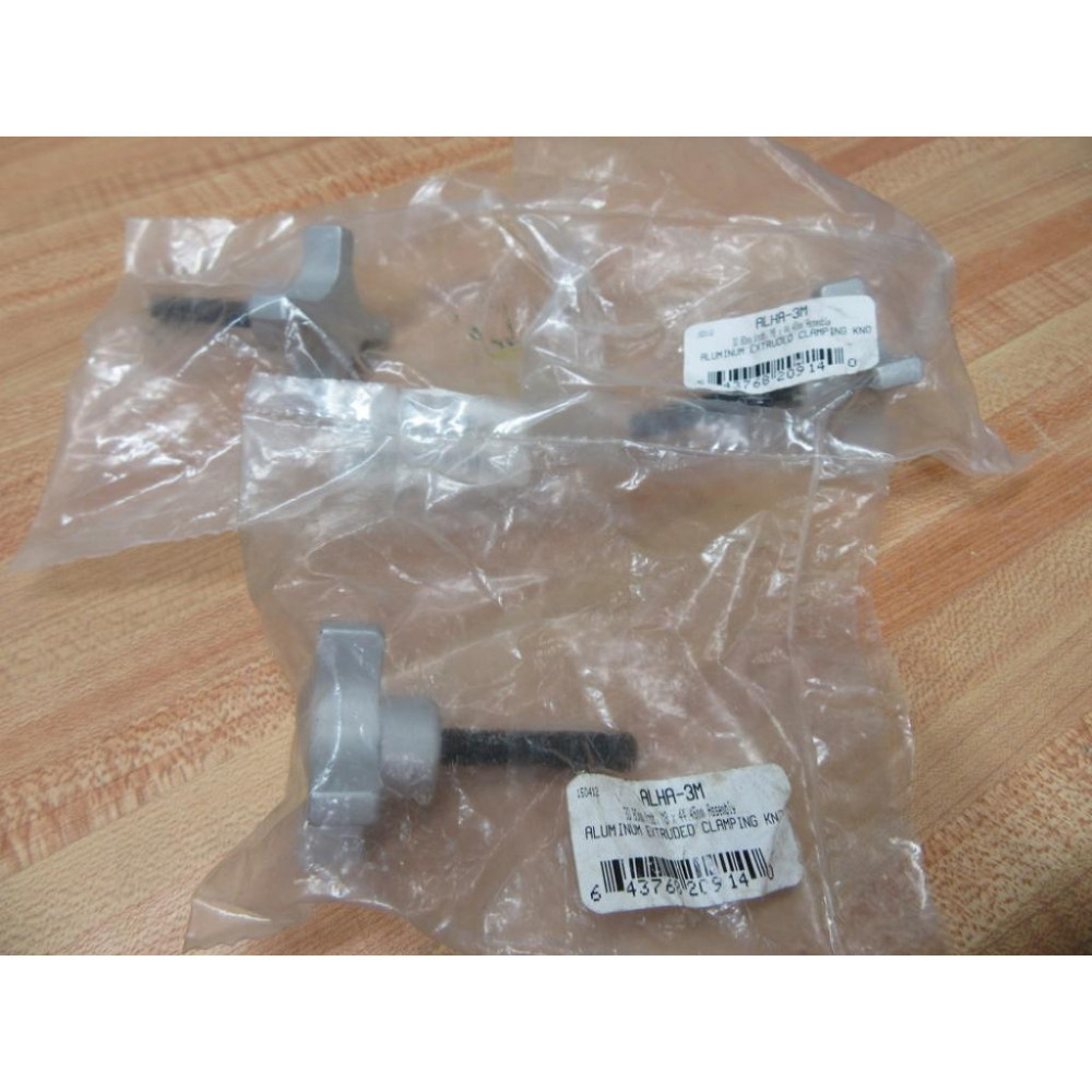 S & W Manufacturing ALHA-3M Clamping Knob ALHA3M (Pack of 3)
