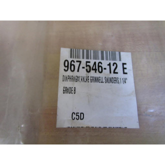 Grinnell Saunders 967-546-12-E Diaphragm Valve 96754612E