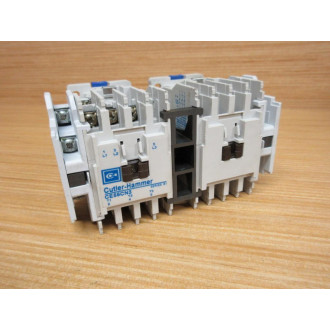 Cutler Hammer CE55CN3 Reversing Contactor W (2) C320KGS3 - Used
