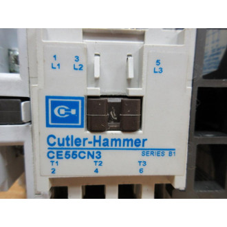 Cutler Hammer CE55CN3 Reversing Contactor W (2) C320KGS3 - Used