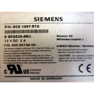 Siemens SCD1597-ETA 15" LCD Monitor SCD1597ETA Enclosure Only wHardware - Used