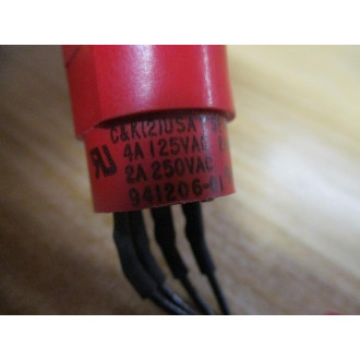 C&K 941206-01 Keyed Selector Switch 94120601 - Used