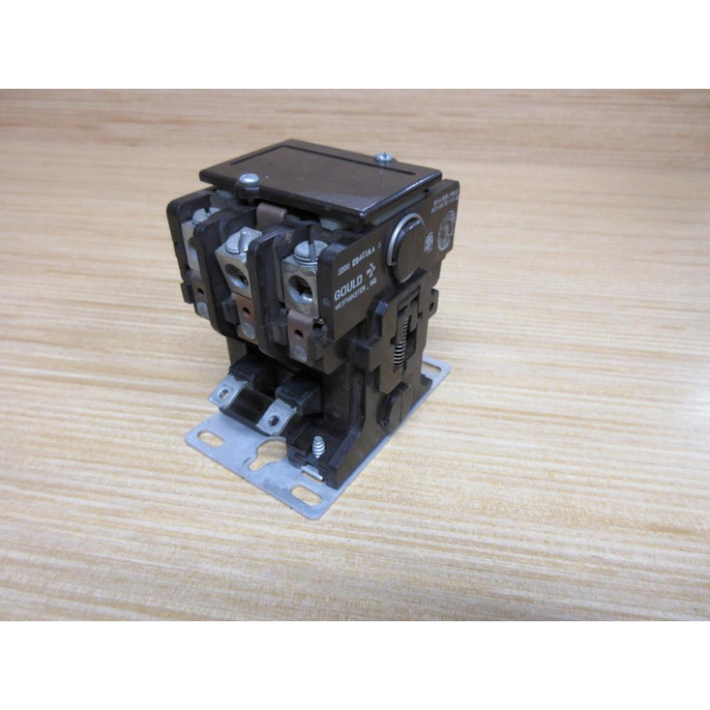 Gould 2200 EB421AA 3 Contactor 2200 EB421AA Missing 1 Lug - Used