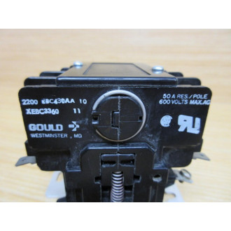 Gould 2200 EBC430AA 10 Contactor 2200 EBC430AA - Used