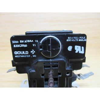 Gould 2200 EBC430AA 10 Contactor 2200 EBC430AA - New No Box