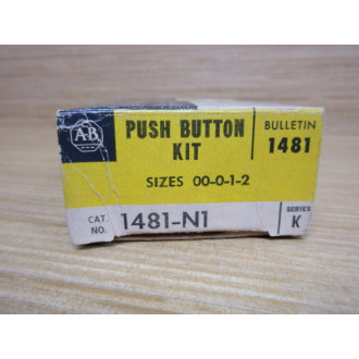 Allen Bradley 1481-N1 Push Button Kit 1481N1 WO Lock Washer
