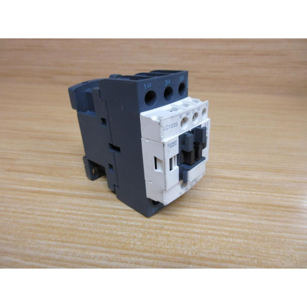 Schneider LC1D25-U7 Square D Contactor Telemecanique LC1D25U7 WO Cover - Used