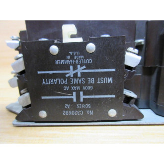 Cutler Hammer A10CN0 Contactor A10CNO WRelay, C320KB2, 1887-1 - Used