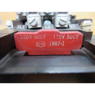 Cutler Hammer A10CN0 Contactor A10CNO WRelay, C320KB2, 1887-1 - Used