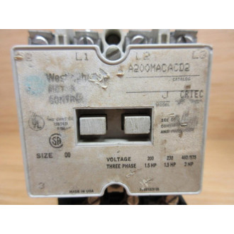 Westinghouse A200MACACD2 Starter - Used