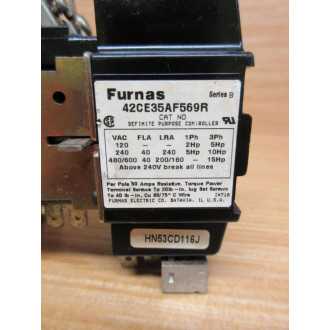 Furnas 42CE35AF569R Contactor - Used