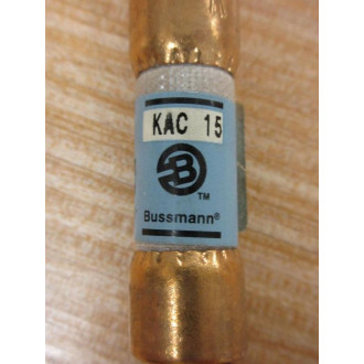 Cooper Bussman KAC 15 Buss 15A Rectifier Fuse KAC15 (Pack of 3)