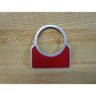 Square D KN300 Legend Plate Red (Pack of 5) - New No Box