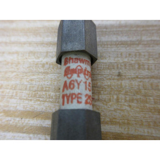 Shawmut A6Y15 Amp-Trap 15A Cartridge Fuse - New No Box